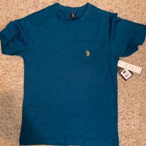 U.S. Polo Assn. Crewneck Short Sleeve (Blue)